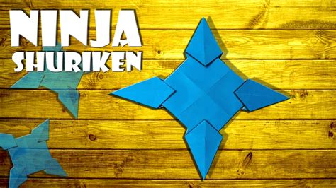 Ninja Stern Origami Aus Papier Basteln How To Make A Paper Ninja Star