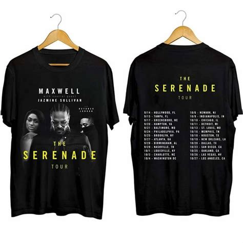 Maxwell The Serenade Tour 2024 Shirt Maxwell Fan Shirt Maxwell 2024