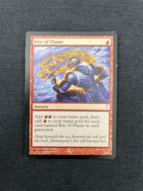 Mtg Rite Of Flame Coldsnap 96155 Regular Common For Sale Online Ebay