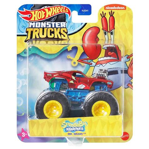 Hot Wheels Spongyabob Monster Trucks Rák Úr Mattel vásárlás a Játékshopban