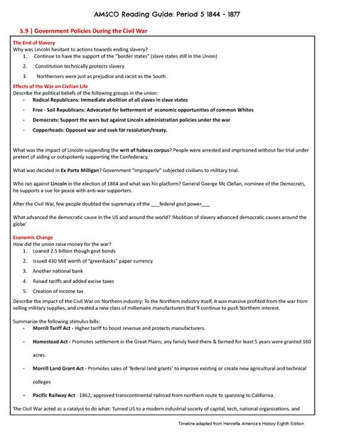 Reading Guide - 1613677.10 Amsco Reading Guide - Apush - AMSCO Reading