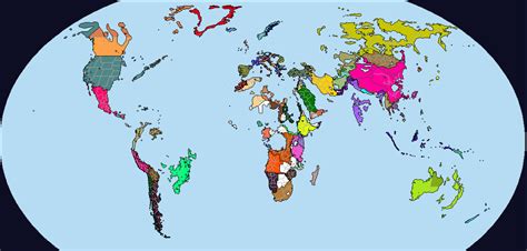 Base Map Sea Level Rise 800m: Political World Map by Metallist-99 on ...