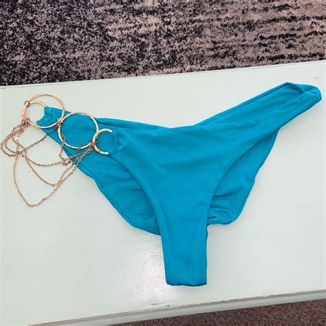 Rare Beach Bunny Chain Bikini Bottom Gem