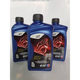 Elf Moto Tech W W Synthetic Technology Motor Engine Oil