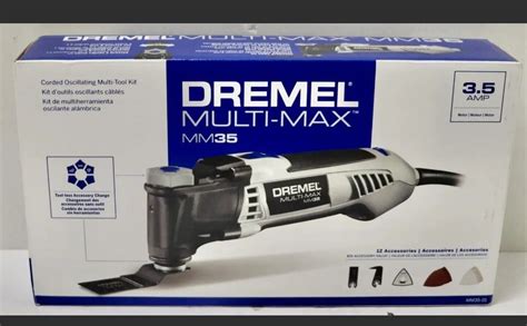 NEW Dremel MM35 01 Multi Max 3 5 Corded Multi Tool Kit W 12