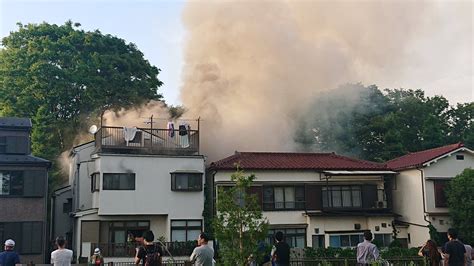 【火事】杉並区堀ノ内2丁目で住宅火災 大きな黒煙上がる まとめダネ！