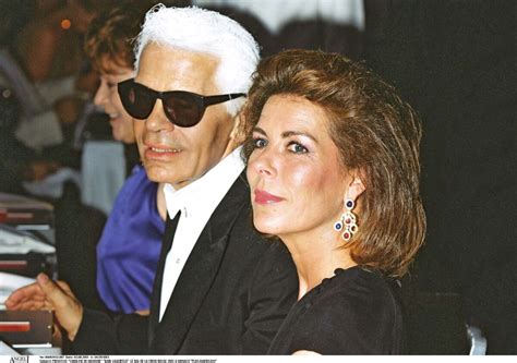 Photo Karl Lagerfeld Et La Princesse Caroline De Hanovre Caroline De