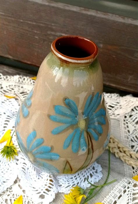 Винтаж: Голубой цветок. Львовская керамика. СССР купить в интернет ...