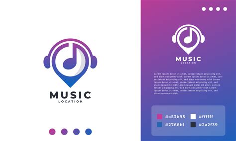 Music Spot and Podcast Logo, Pin Podcast Icon Logo Design Template ...