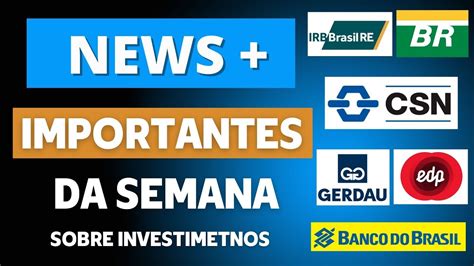 AUMENTO DE DIVIDENDOS E MINERAÇÃO NOTÍCIAS MAIS LIDADS DA SEMANA NEWS