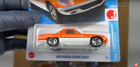 Inside The 2023 Hot Wheels Case E Behold The 1968 Mazda Cosmo Sport Super Treasure Hunt