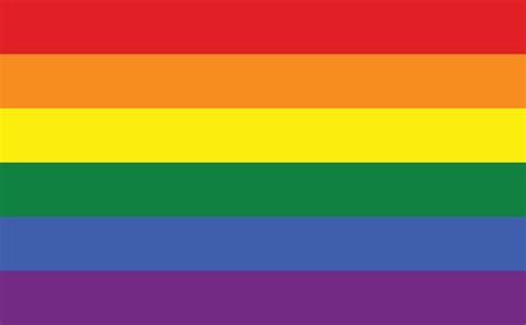 Gay Pride Flag Traditional Symbol For The Entire LGBTQ Community And Gay Men 24100418 Vector