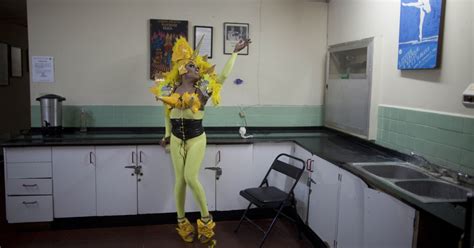 Dancer Strikes A Pose At Miss Gay Nicaragua