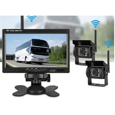 Автомобильный монитор Jansite с 7 "TFT + 2 камеры для грузовиков ...