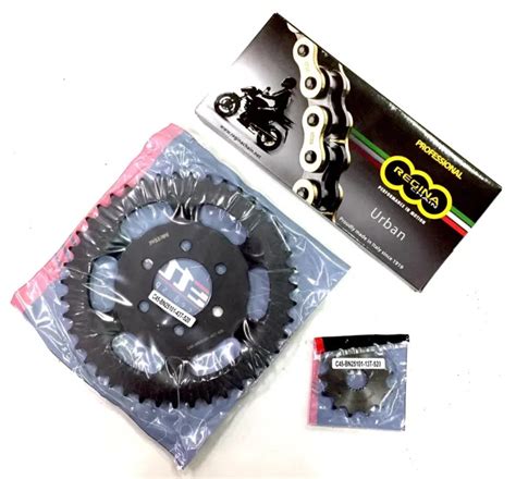 Benelli Trk Regina Gold Chain Italy Mettal Sprocket Set T T