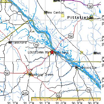 Louisiana, Missouri (MO) ~ population data, races, housing & economy