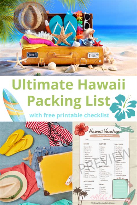Anonib Hawaii: The Ultimate Traveler's Checklist. - z7c5re9