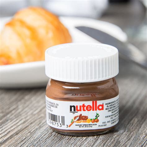 Nutella Hazelnut Spread Mini Glass Jar 88 Oz