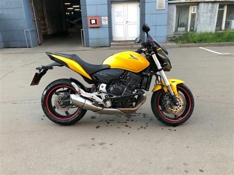 Купить б у Honda CB F Hornet инжектор передач в Москве жёлтый naked bike года на Авто