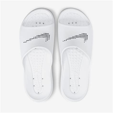 Nike Victori One Shower Slide Bianco Nero Bianco Scarpe Uomo Pro