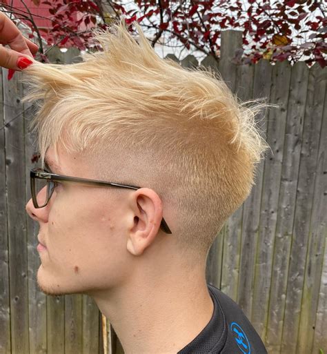 Bleach Blonde Men With Haircuts