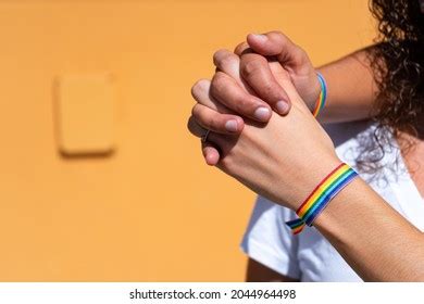 Lesbian Couple Holding Hands Stock Photo Shutterstock