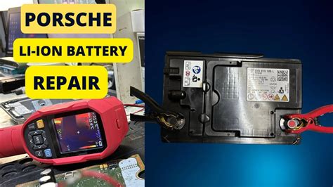 Porsche Cayenne LI-ION Battery repair | no voltage | 9Y0915105L - YouTube