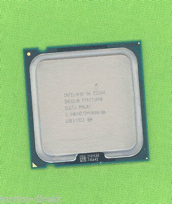 Intel pentium Dual-Core e5500 FSB 800 2,8 GHz CPU 2,8/2m/800 64 bits ...