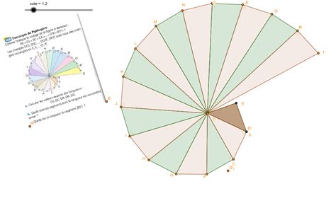 Escargot De Pythagore Geogebra