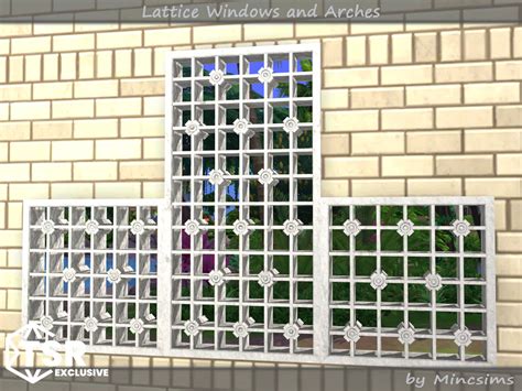 The Sims Resource Lattice Windows And Arches