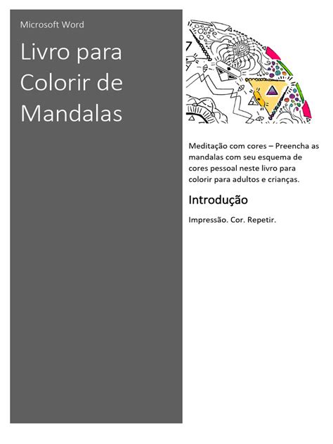 Livro de Colorir Mandalas para Todos | PDF