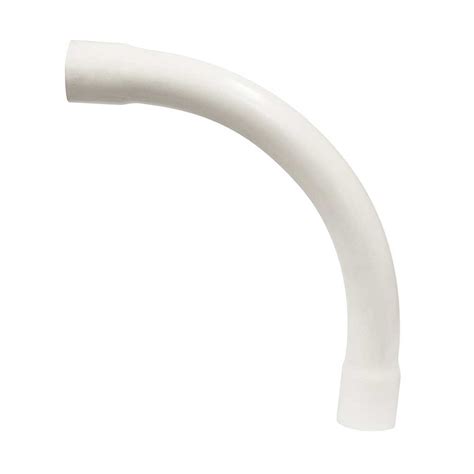 Communication PVC White Conduit Bend Sweep Telstra NBN 20mm X 90 Deg X