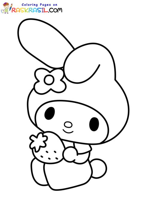My Melody Para Colorir - Desenhos de My Melody para Colorir
