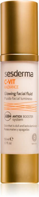 Sesderma C Vit Radiance rozjasňující fluid pro unavenou pleť notino cz