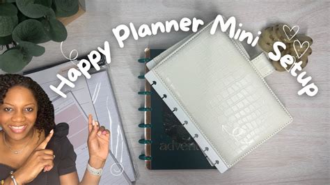 Happy Planner Mini Setup Mini Simply Dashboard Planner Refresh