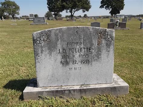 John Dudley Tollette 1860 1935 Find A Grave Memorial