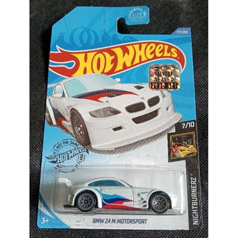Hot WHEELS BMW Z M MOTORSPORT FACTORY SEALED Shopee Malaysia