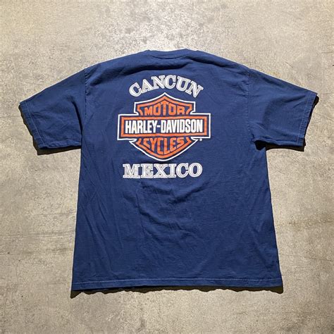 Harley Davidson Of Cancun Mexico Double Sided Shirt M… - Gem