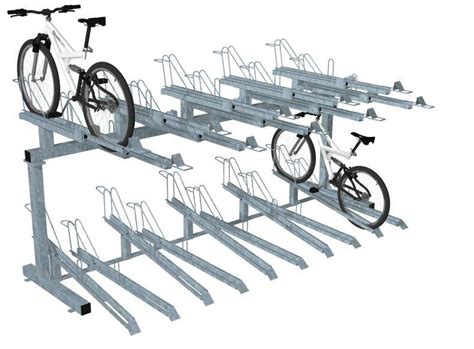 double decker classic cycle rack bellsure group nbs bim library