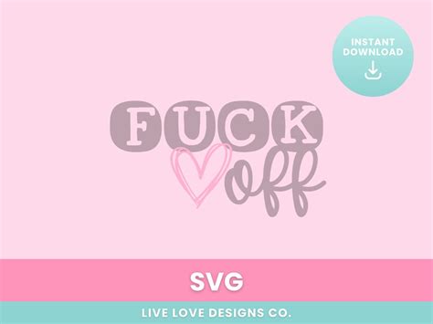 Fuck Off Svg Png Etsy
