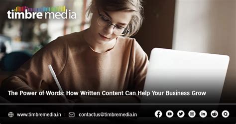 written content    business timbre media