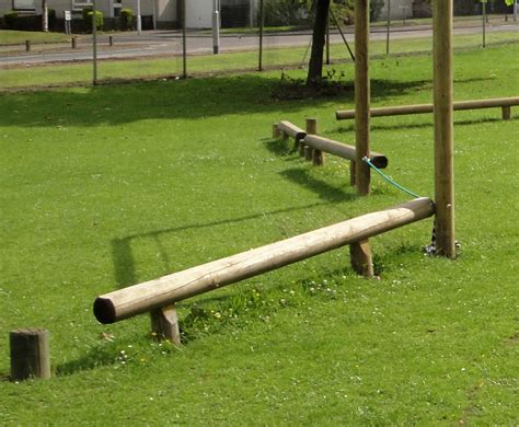 Static Balance Beam For Schools Wooden Play Equipment Caledonia Play