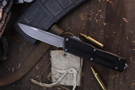 Microtech Scarab 2 Gen 3 S/E 3.9" OTF AUTO / Black Aluminum With ...