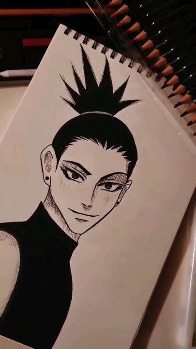 Шикамару #арт #шикамару #аниме - YouTube