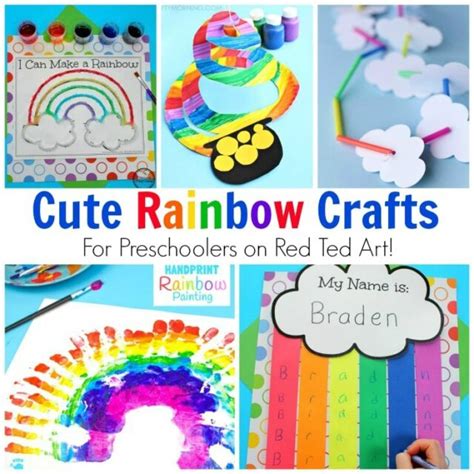 Rainbow Crafts for Preschool - Red Ted Art - Kids Crafts