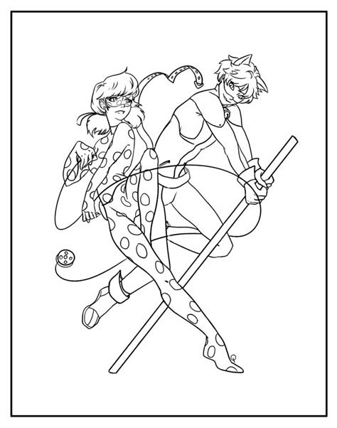 30+ Desenhos da Ladybug e do Cat Noir para colorir - Dicas Práticas