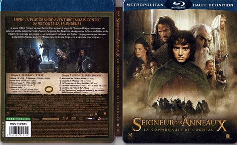 Jaquette Dvd De Le Seigneur Des Anneaux La Communaute De L Anneaux Blu