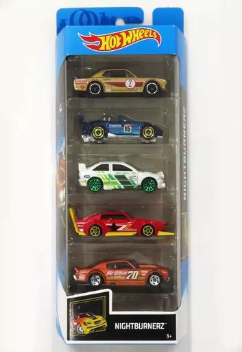 Minicar 1 64 NIGHTBURNERZ 5 Piece Set Hot Wheels NIGHTBURNERZ FYL12 Toy Hobby Suruga
