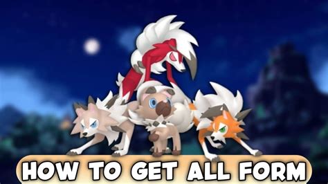 How To Evolve Rockruff Into All Lycanroc Forms In Pokemon Go Lycanroc