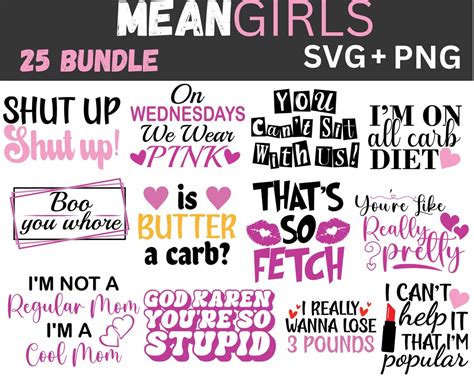 Mean Girls SVG Mean Girls PNG That's so Fetch I'm A Cool Mom PNG Mean ...